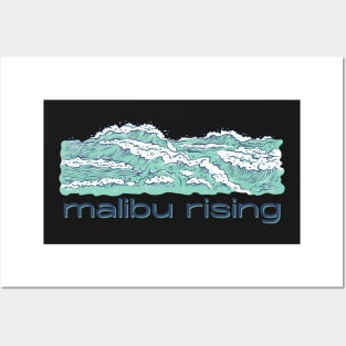 Malibu Rising Taylor Reid Book Novel Illustration Posters and Art
